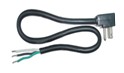 13 & 15 AMP Power Supply Cord (SJT) with Angle Plug