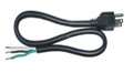 13 & 15 AMP Power Supply Cord (SJT) with Straight Plug